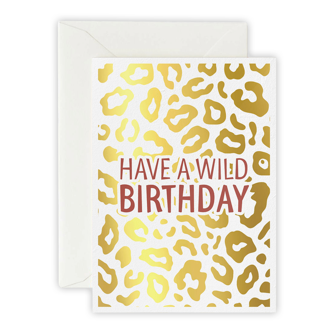 Have A Wild Birthday – Greeting Card, Envelope & Sticker Set