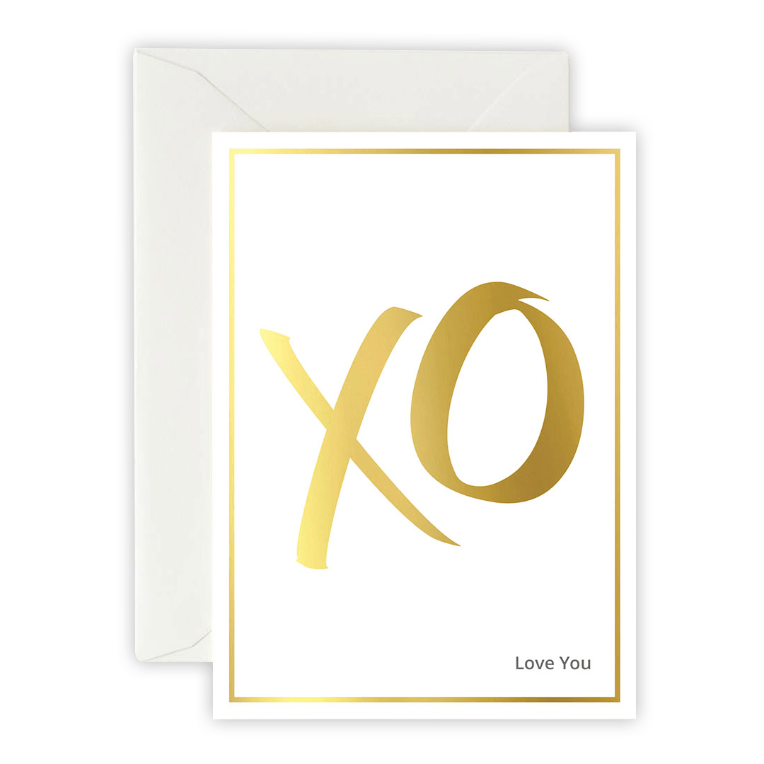 Xo – Greeting Card, Envelope & Sticker Set