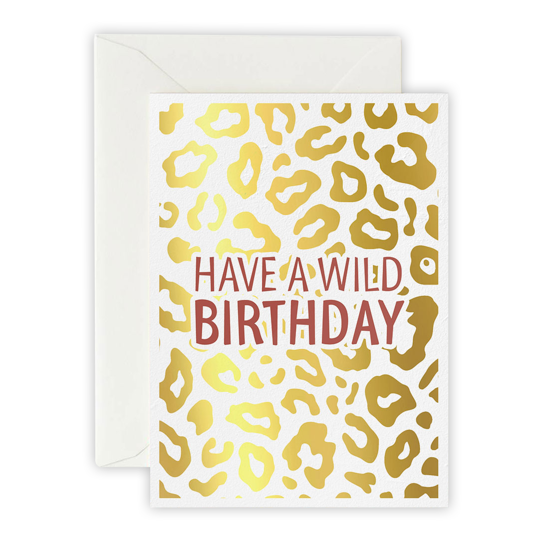 Have A Wild Birthday – Greeting Card, Envelope & Sticker Set
