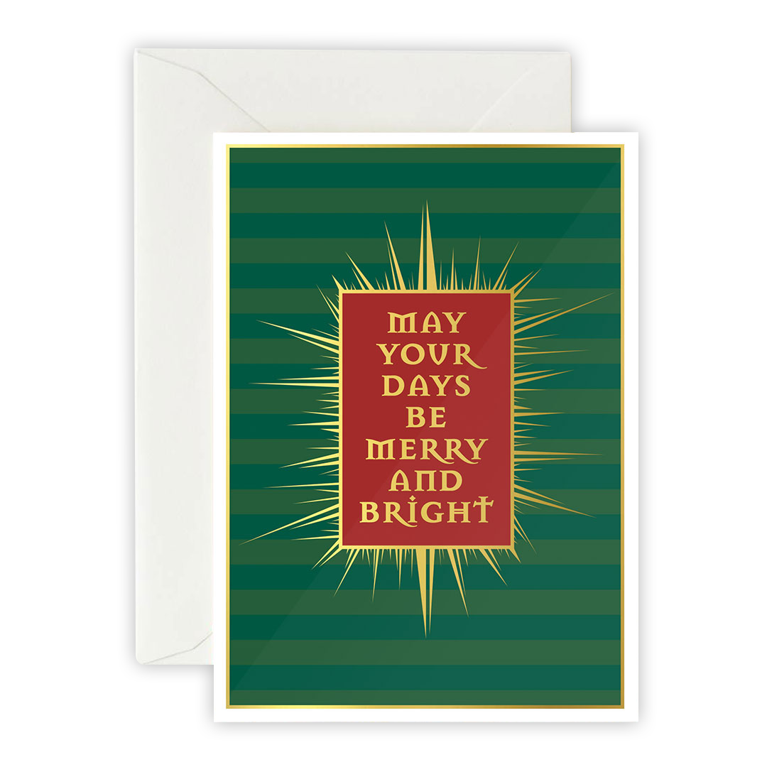 May Your Days Be – Greeting Card, Envelope & Sticker Set