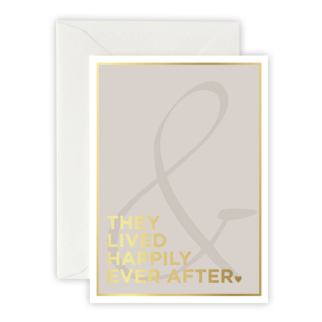 Happily Ever After – Greeting Card, Envelope & Sticker Set