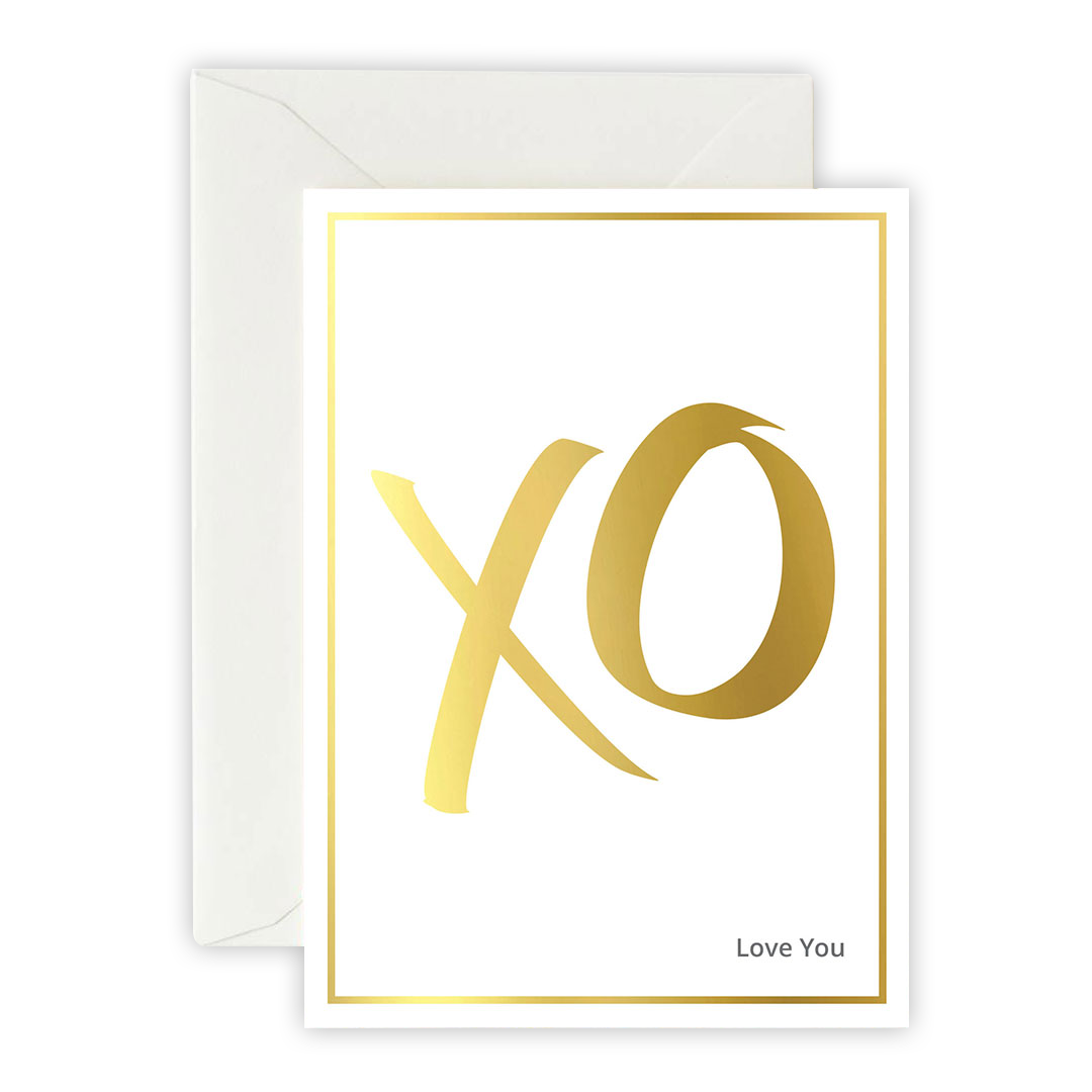 Xo – Greeting Card, Envelope & Sticker Set